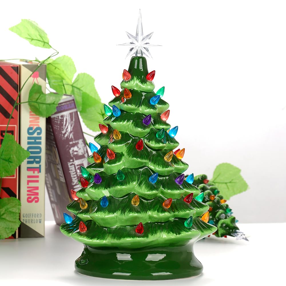 Amazon.co.jp: プラスチックツイストライト付きセラミッククリスマス